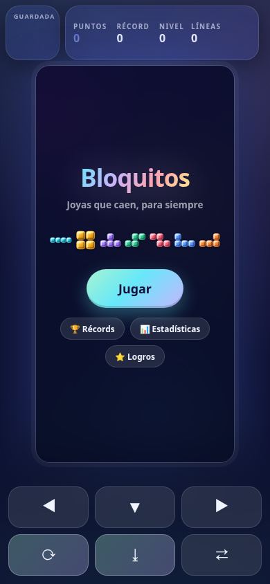 Bloquitos · joyas que caen mobile preview captured by PWAs.app