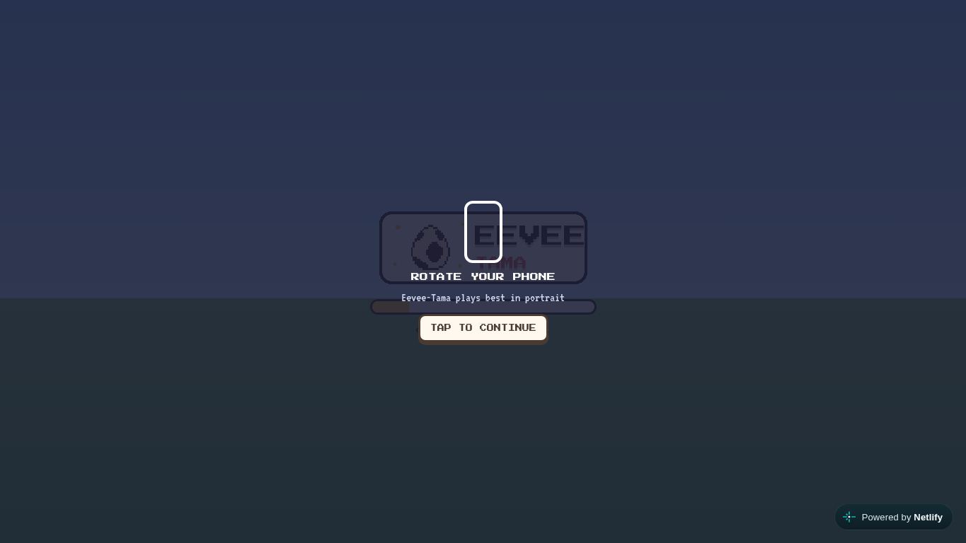 Eevee-Tama desktop preview captured by PWAs.app