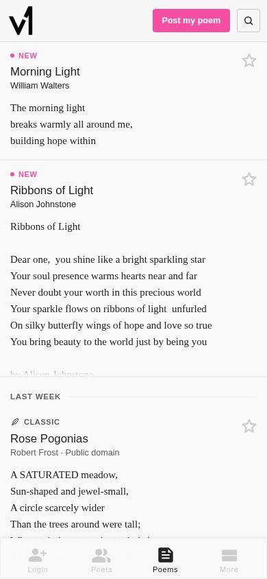 First Verse mobile preview captured by PWAs.app