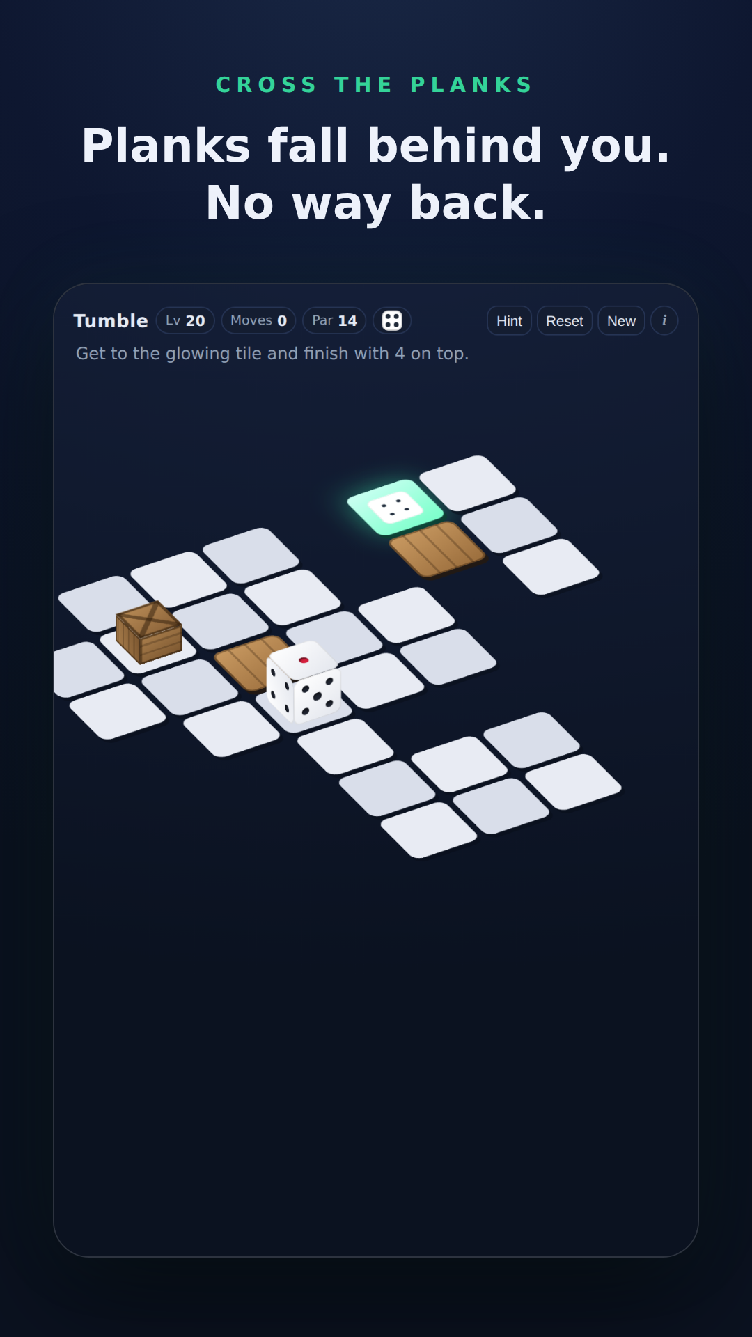 Push crates to fill the gaps