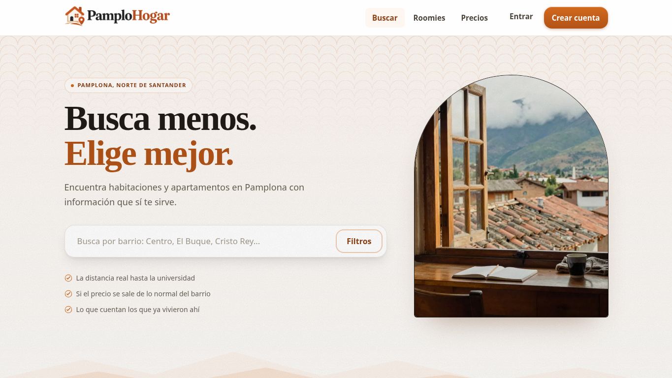 PamploHogar desktop preview captured by PWAs.app