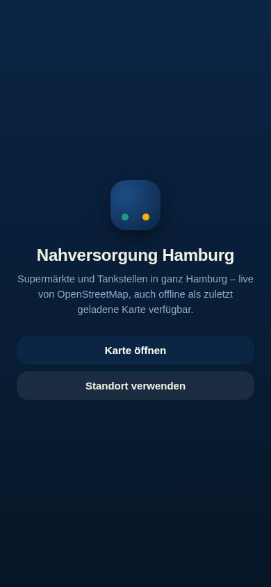 Nahversorgung Hamburg – Supermärkte & Tankstellen mobile preview captured by PWAs.app
