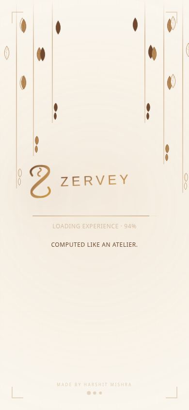 ZERVEY — AI-Powered Style Intelligence mobile preview captured by PWAs.app